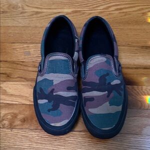 Vans Camouflage Slip-On Sneakers